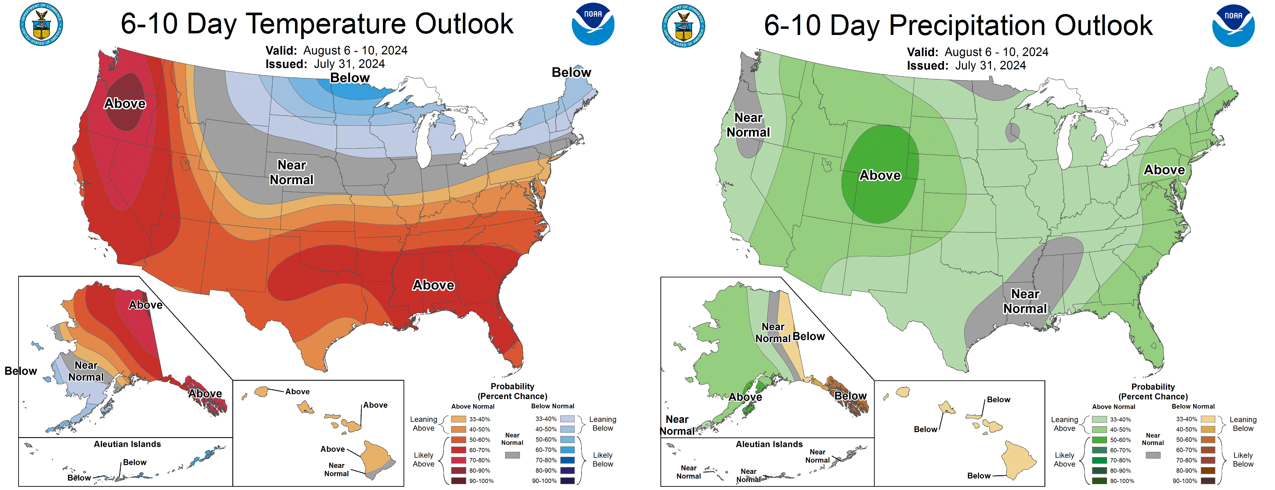 6-10 day temp and precip outlook maps 